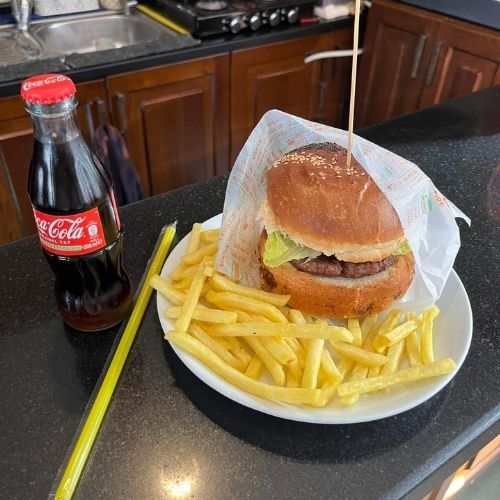 Hindi Hamburger Menü (100 gr)