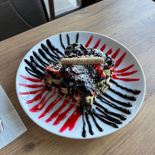 Frambuazlı Waffle