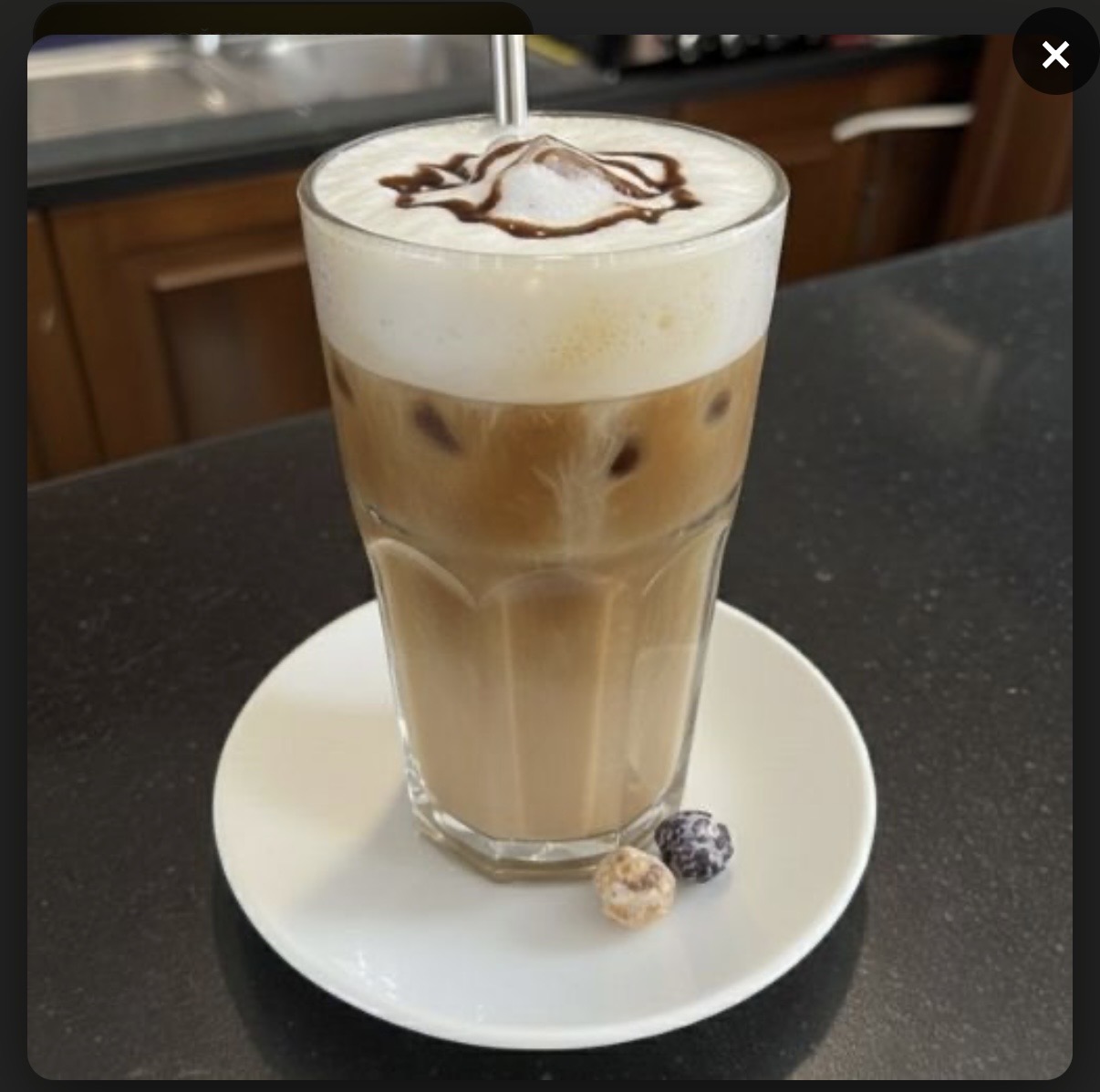 Ice kahve aromalı latte